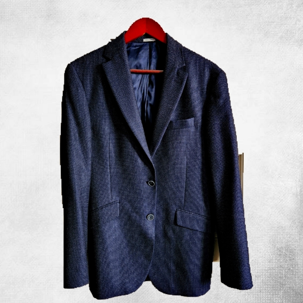 Joseph Abboud Navy Sport Coat 38R Slimfit